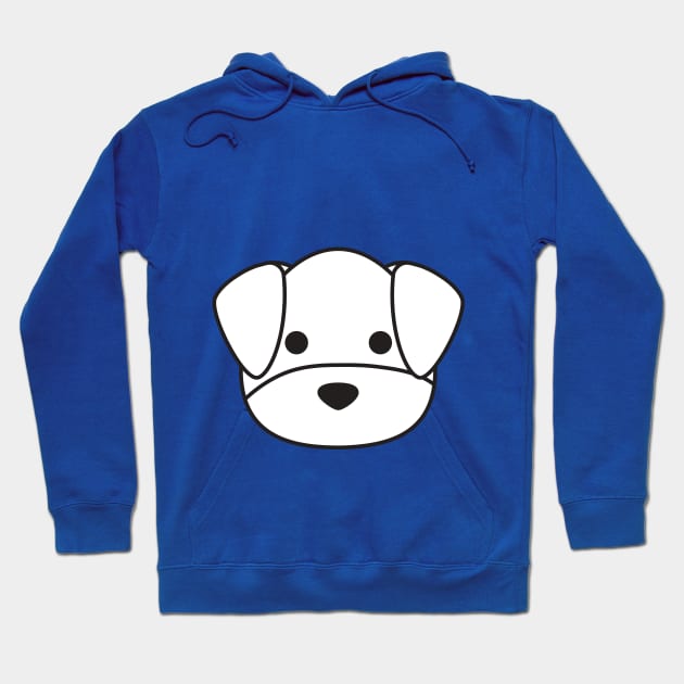 cute dog face Hoodie by MNZStar